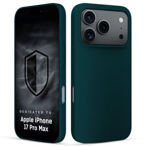 Capa de silicone para Apple iPhone 17 Pro Max - 3mk HARDY® Mellow Case™ Green