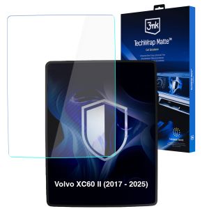 Película de proteção mate para ecrã de navegação para Volvo XC60 II (2017 - 2025) – 3mk TechWrap Matte™ Center Display