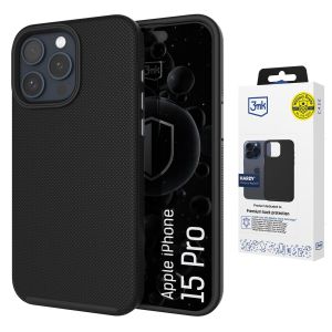Estojo blindado com MagSafe para Apple iPhone 15 Pro - 3mk HARDY® Shockproof MagCase™