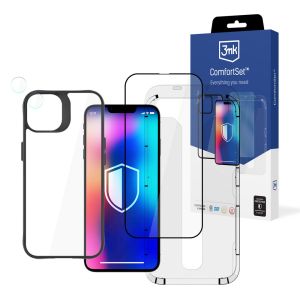 Pełna ochrona na Apple iPhone 14 Plus - 3mk Comfort Set 4in1