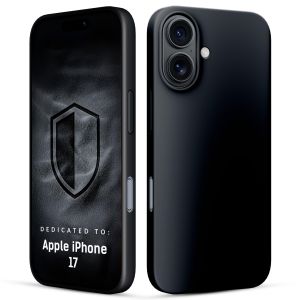 Capa de silicone com MagSafe para Apple iPhone 17 - 3mk HARDY® Mellow MagCase™ Black