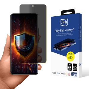 Película de Priveacidade com filtro de privacidade Redmi Note 14 Pro+ - 3mk Silky Matt Privacy