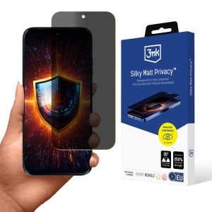 Película de privacidade para Motorola Moto G87 - 3mk Silky Matt Privacy