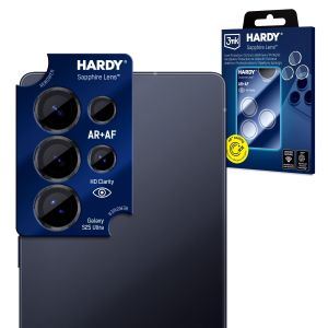 Vidro de safira para a lente Samsung Galaxy S25 Ultra - 3mk HARDY® Sapphire Lens™