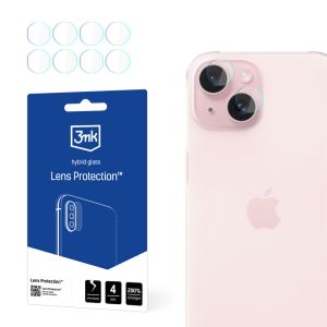 Vidro para a lente da câmera Apple iPhone 15 - 3mk Lens Protection