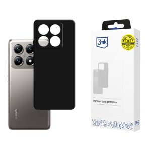 Capa de silicone para Xiaomi 14T Pro - 3mk HARDY® Mellow Case™ Black