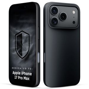 Capa de silicone com MagSafe para Apple iPhone 17 Pro - 3mk HARDY® Mellow MagCase™ Black