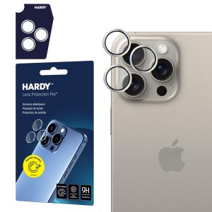 Proteção da lente para Apple iPhone 15 Pro - HARDY Lens Protection Pro Natural