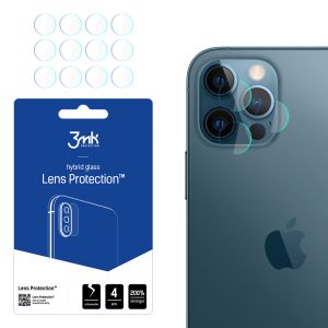Vidro para a lente da câmera Apple iPhone 12 Pro - 3mk Lens Protection