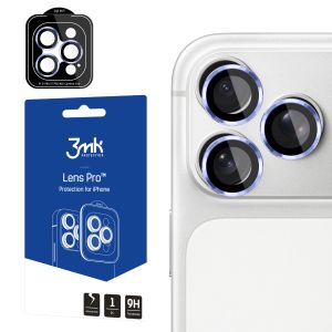 Vidro temperado para a lente da câmara para Apple iPhone 18 Pro/ 18 Pro Max 3mk Lens Protection Pro Light Blue