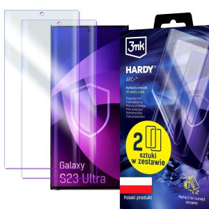 2x Película de proteção para Samsung Galaxy S23 Ultra - 3mk HARDY® ARC+
