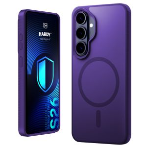 Capa fumada com MagSafe para Samsung Galaxy S26 – 3mk HARDY® Hazy MagCase™ Purple