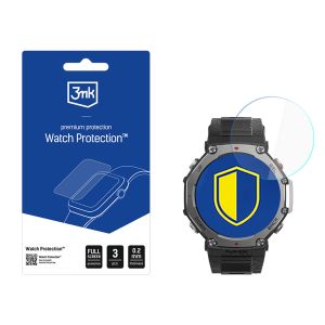 Vidro de proteç?o para ecr? do smartwatch Amazfit T-Rex 3 - proteç?o Watch 3mk