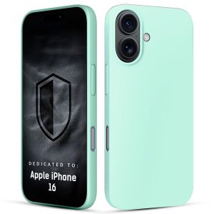 Capa de silicone com MagSafe para Apple iPhone 16 - 3mk HARDY® Mellow MagCase™ Teal
