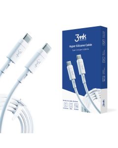 Accessories - 3mk Hyper Silicone Cable Type-C to Type-C 60W 3A