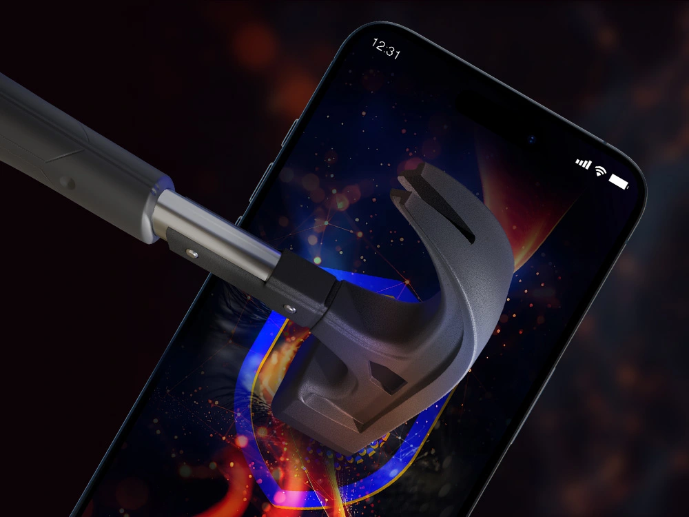 [*Dureza 9H - tela do smartphone reforçada aos limites]