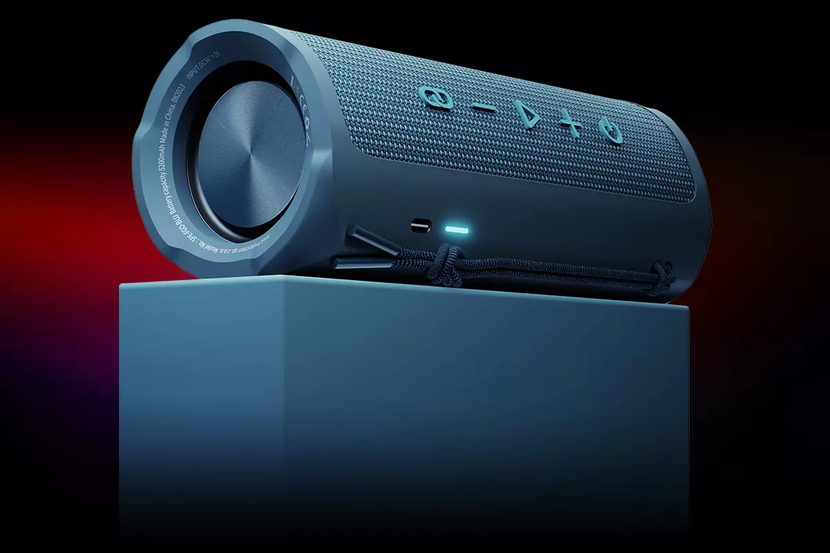 Você não espera tal intensidade de som.