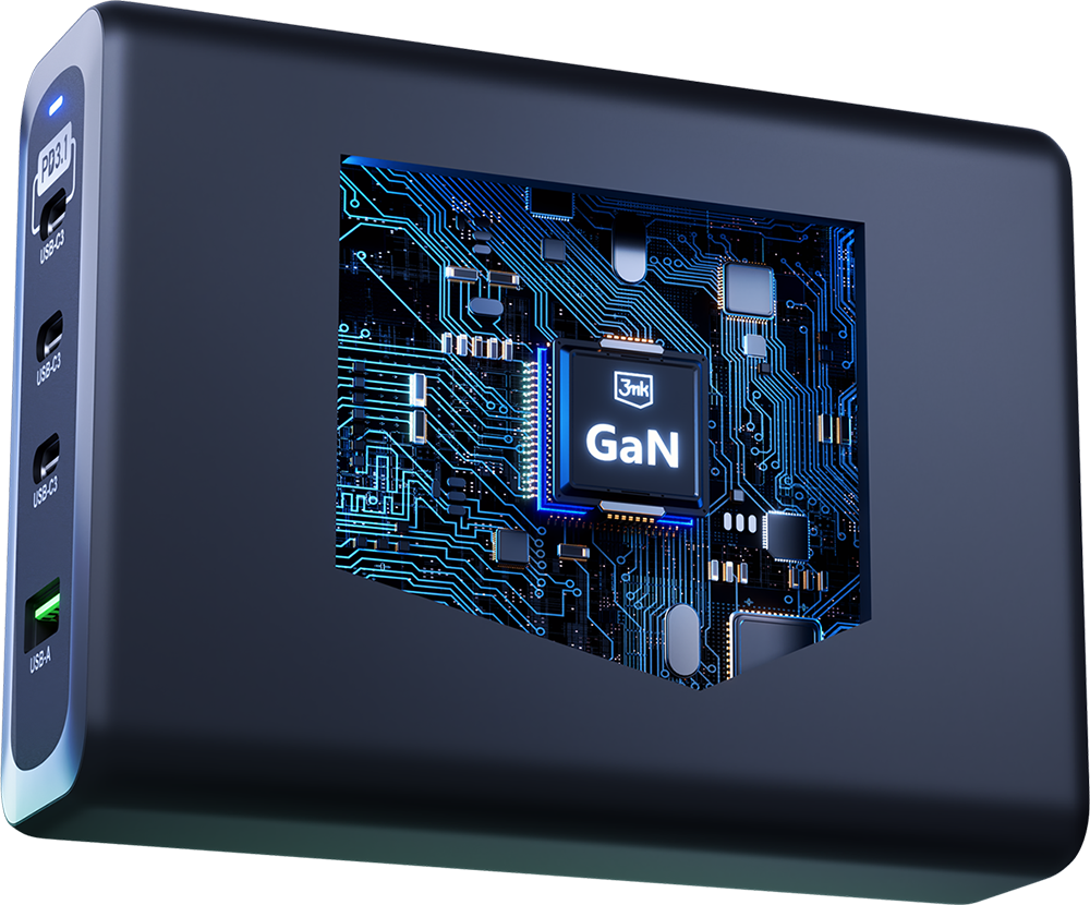 Carrega com potência total e economiza energia