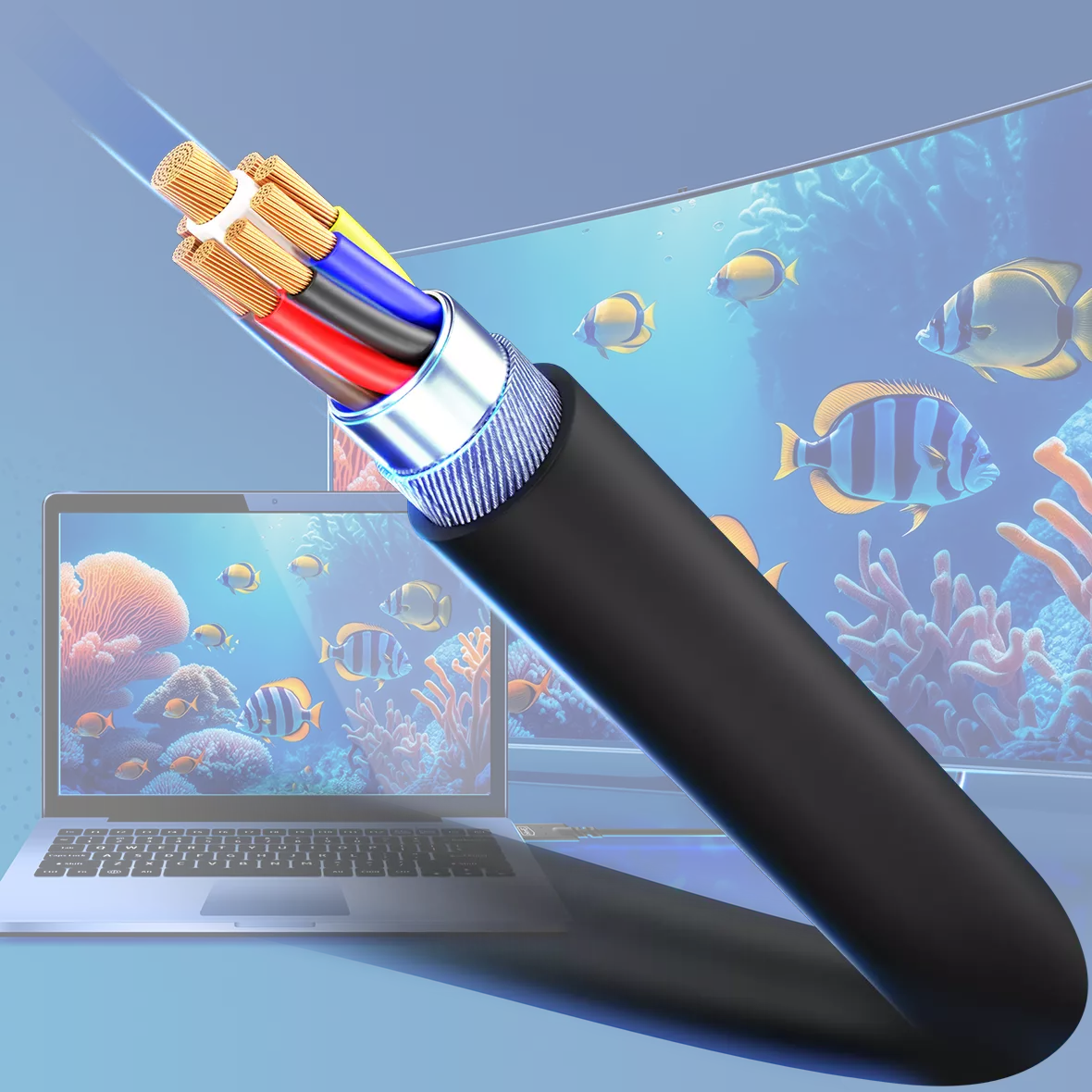 Garante uma imagem de alta qualidade e uma transferência de dados rápida.