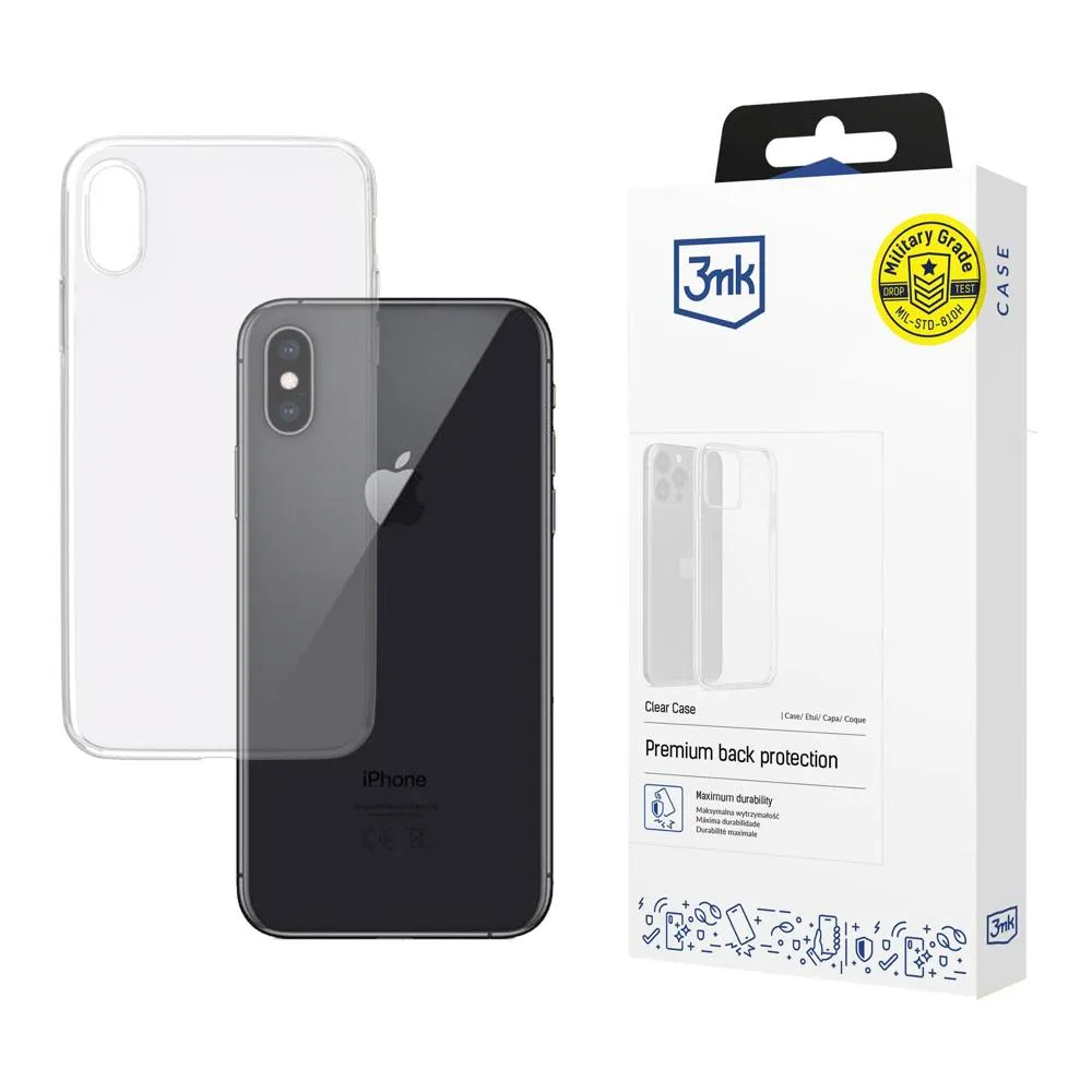 Capa para Apple iPhone X - 3mk Clear Case