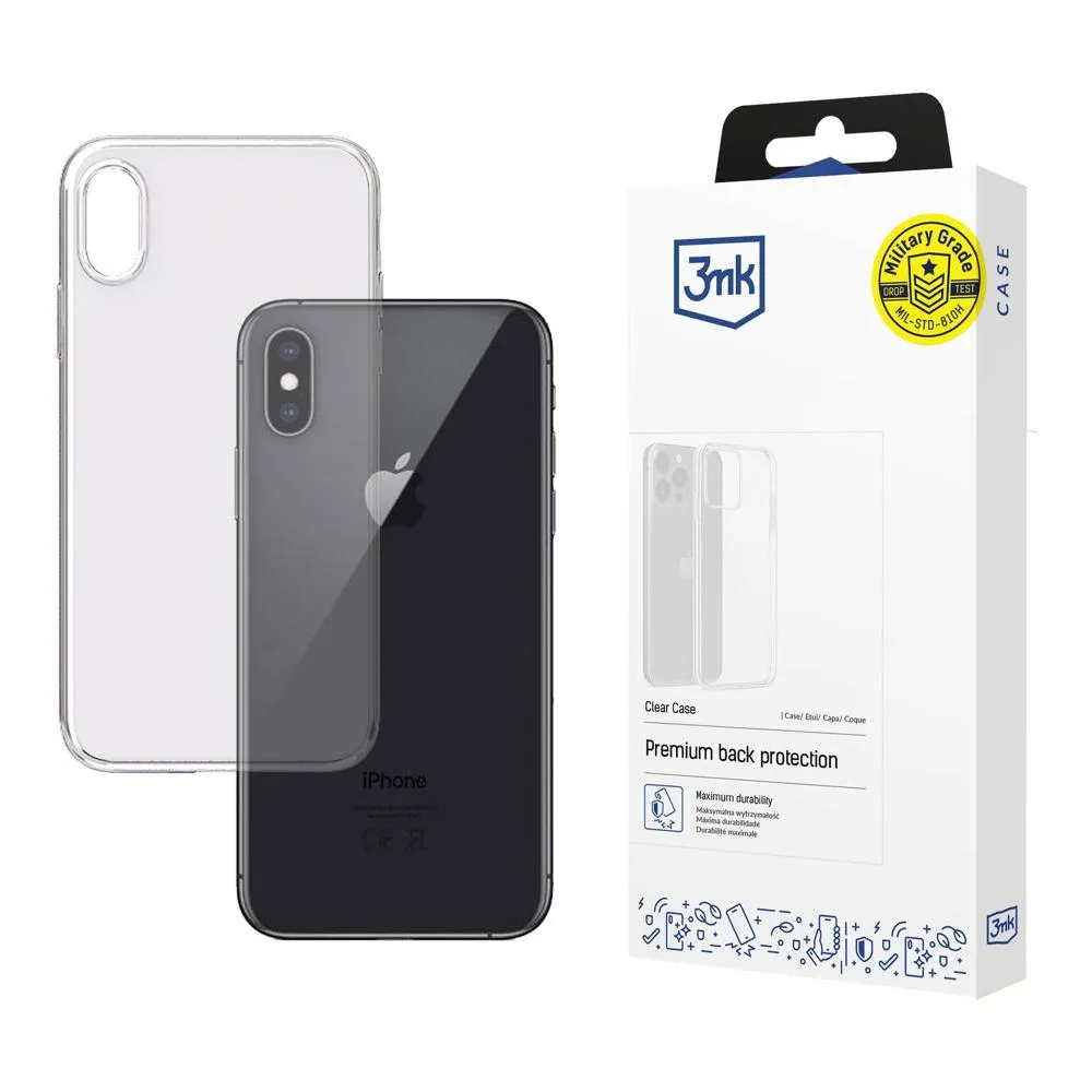Capa para Apple iPhone Xs - 3mk Clear Case