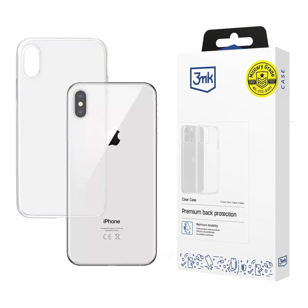 Capa para Apple iPhone Xs Max - 3mk Clear Case