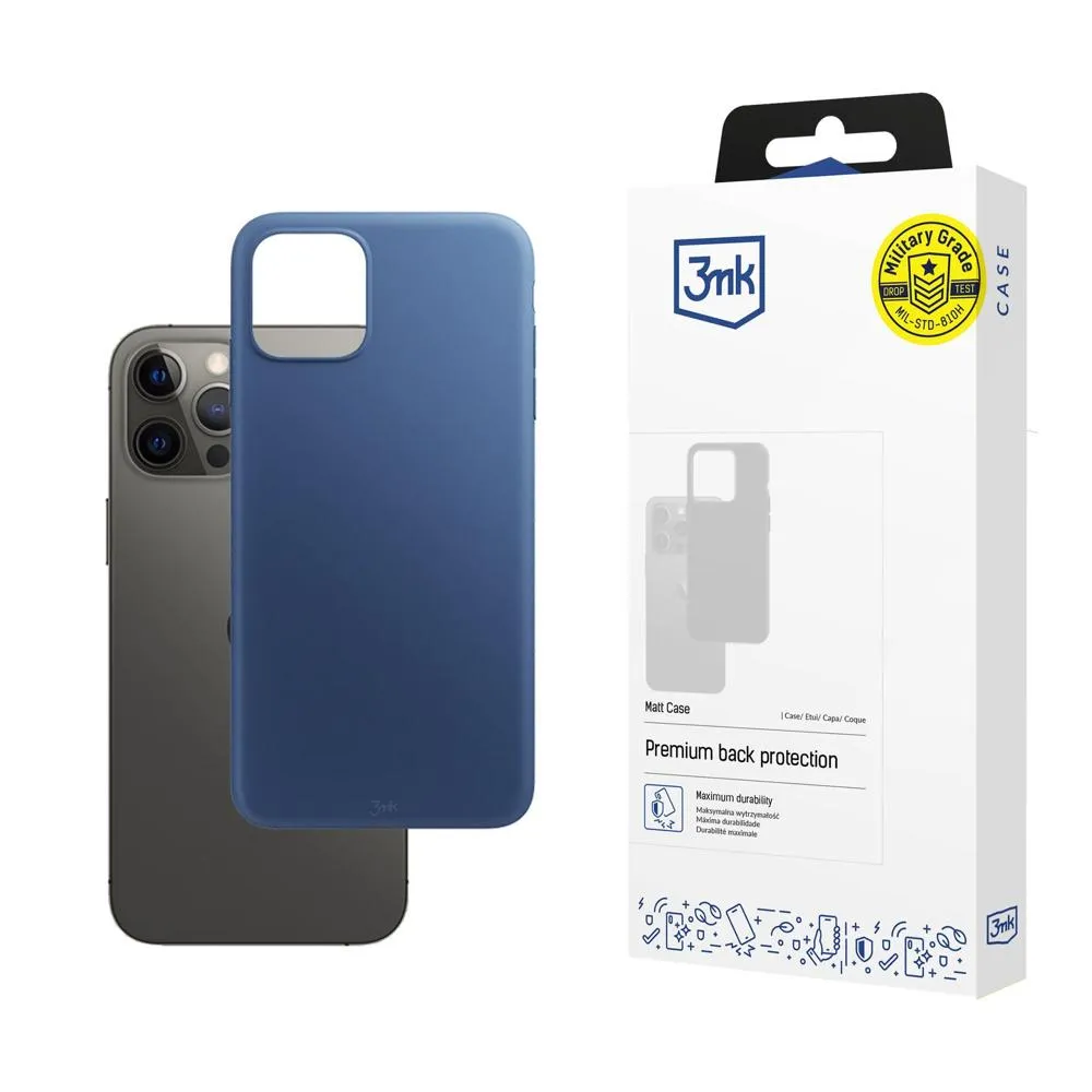 Capa para Apple iPhone 12 Pro Max - 3mk Matt Case Blueberry