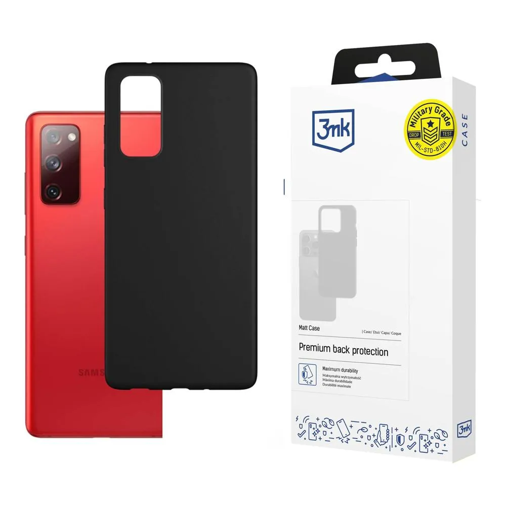 Capa para Samsung Galaxy S21 FE 5G - 3mk Matt Case Preto