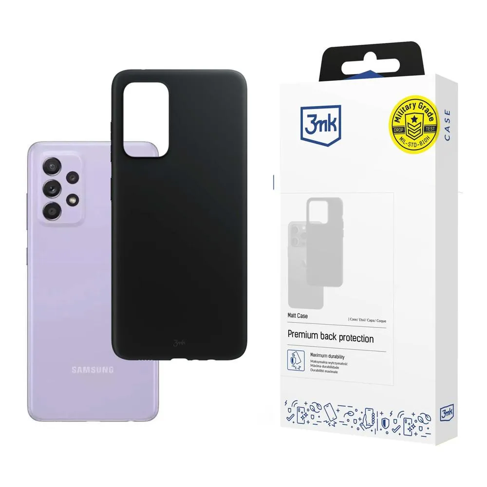Capa para Samsung Galaxy A52 4G/5G A52s 5G - 3mk Matt Case Preto