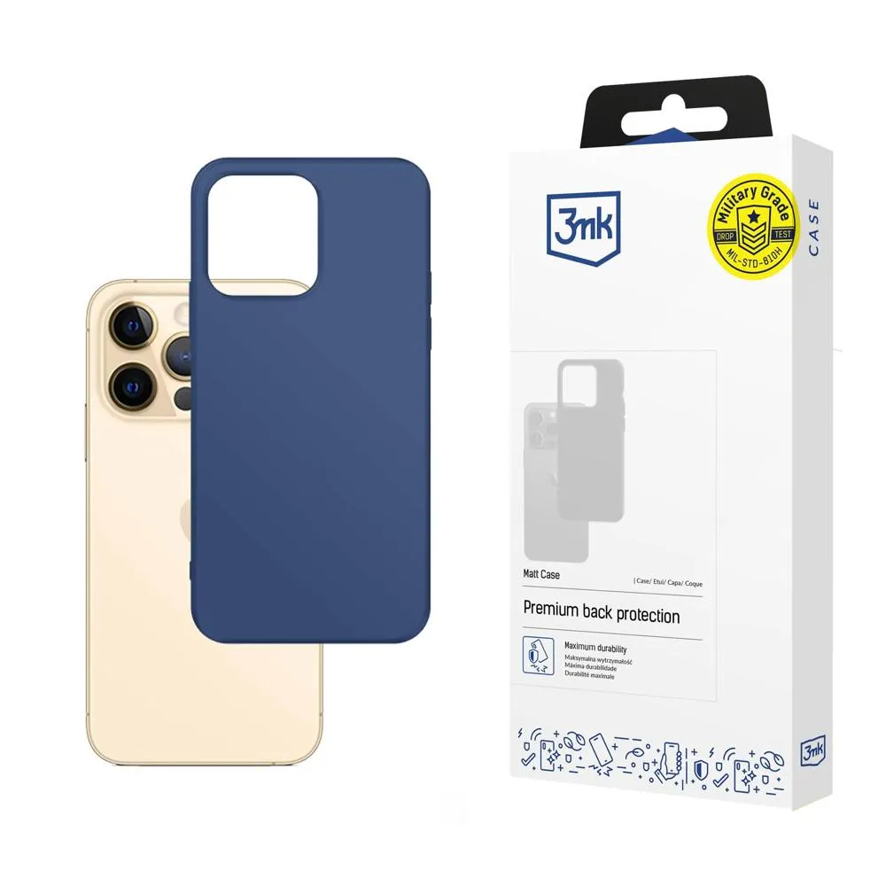 Capa para Apple iPhone 13 Pro - 3mk Matt Case Blueberry