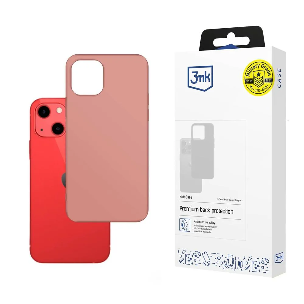 Capa para Apple iPhone 13 Mini - 3mk Matt Case Lychee