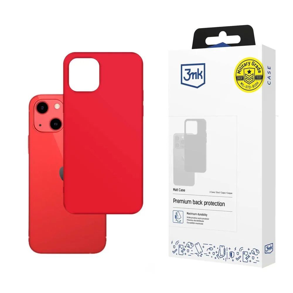 Capa para Apple iPhone 13 Mini - 3mk Matt Case Strawberry