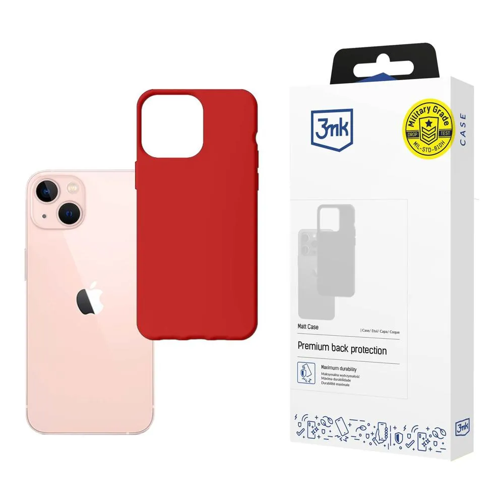 Capa para Apple iPhone 14 - 3mk Matt Case Strawberry