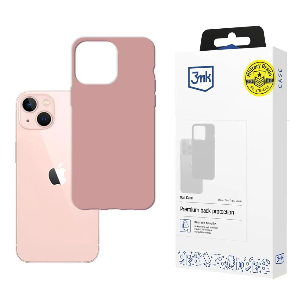 Capa para Apple iPhone 14 Plus - 3mk Matt Case Lychee