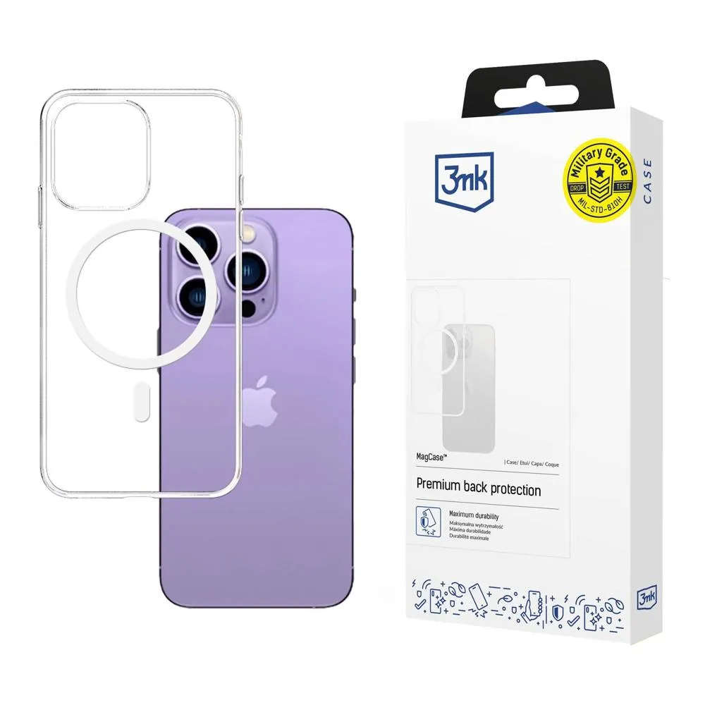 Capa reforçada para Apple iPhone 14 Pro Max - 3mk MagCase