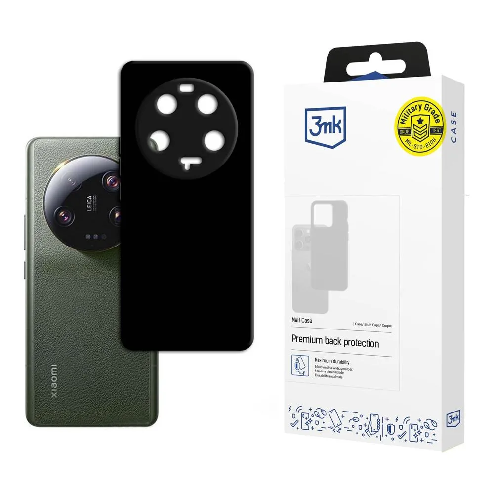 Capa para Xiaomi 13 Ultra 5G - 3mk Matt Case Preto