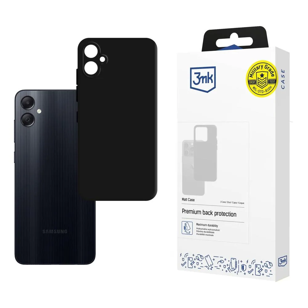 Capa para Samsung Galaxy A05 - 3mk Matt Case Preto
