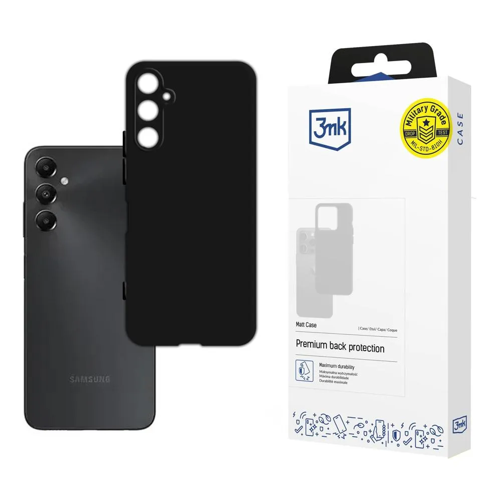 Capa para Samsung Galaxy A05s - 3mk Matt Case Preto