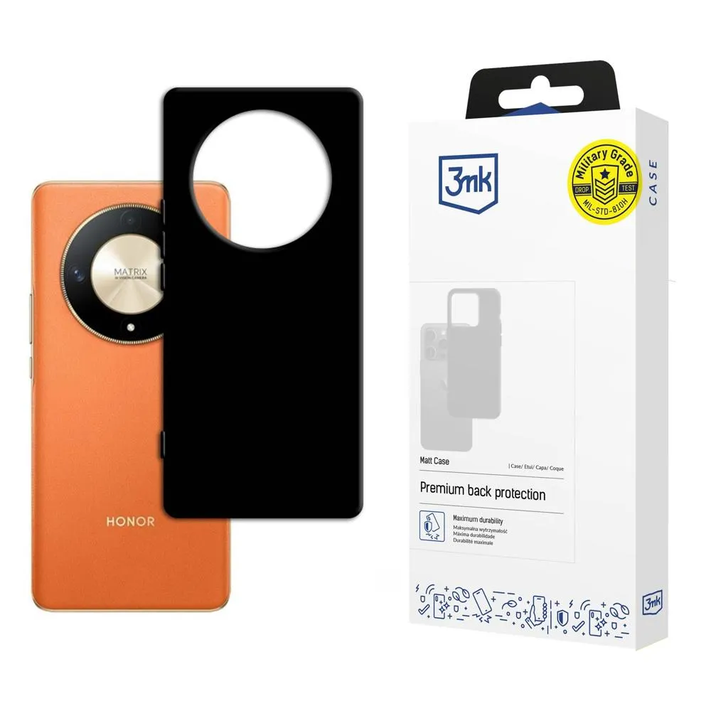 Capa para Honor Magic6 Lite 5G - 3mk Matt Case Preto