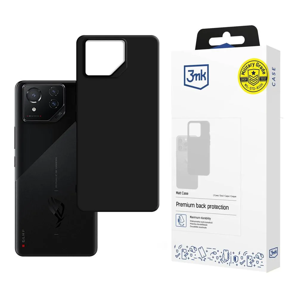 Capa para Asus ROG Phone 8 - 3mk Matt Case Preto