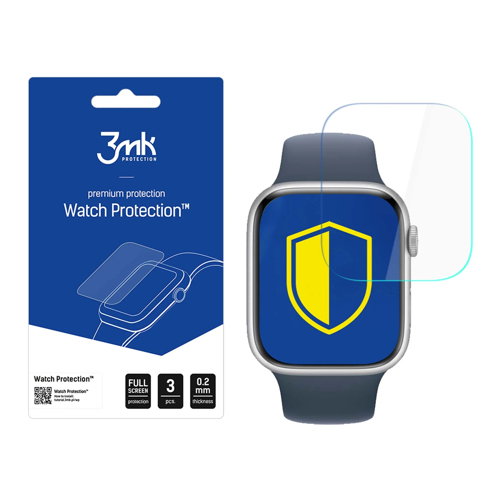 Película de proteç?o para o ecr? do smartwatch Apple Watch 10 46mm - 3mk Watch Protection