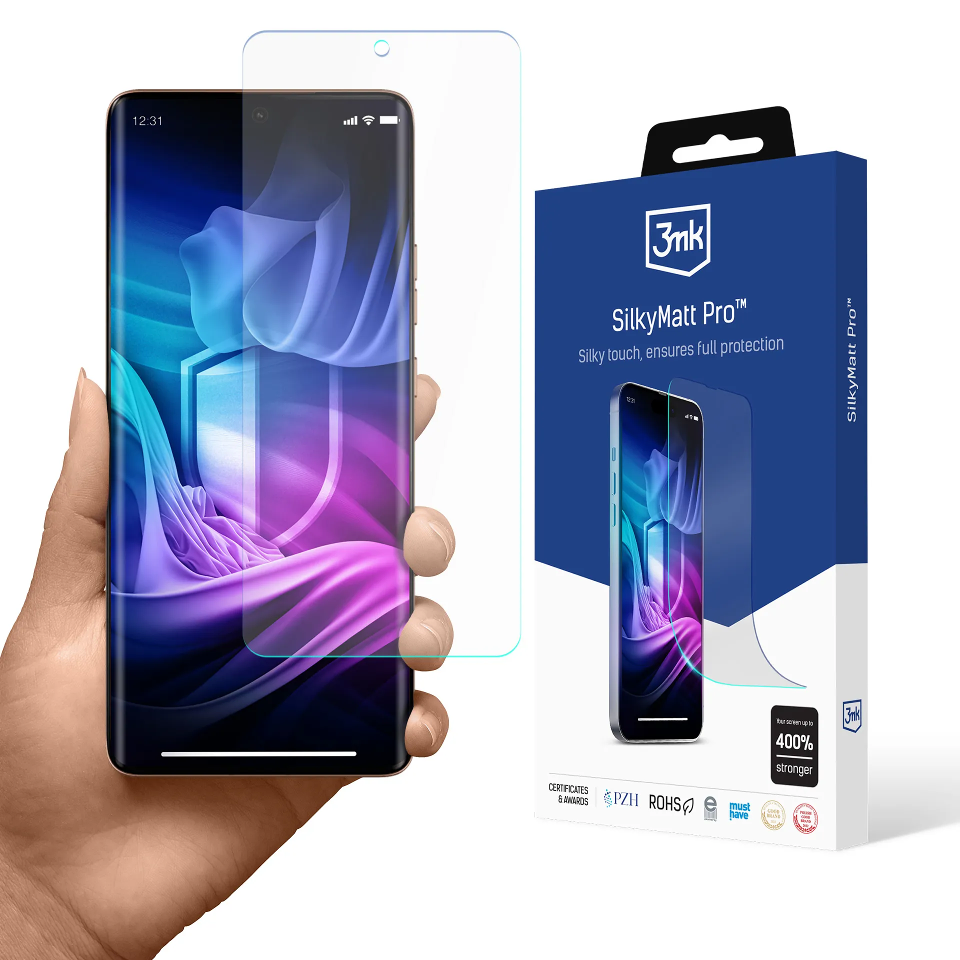 Película mate para Motorola Moto Edge 50 Ultra - 3mk SilkyMatt Pro