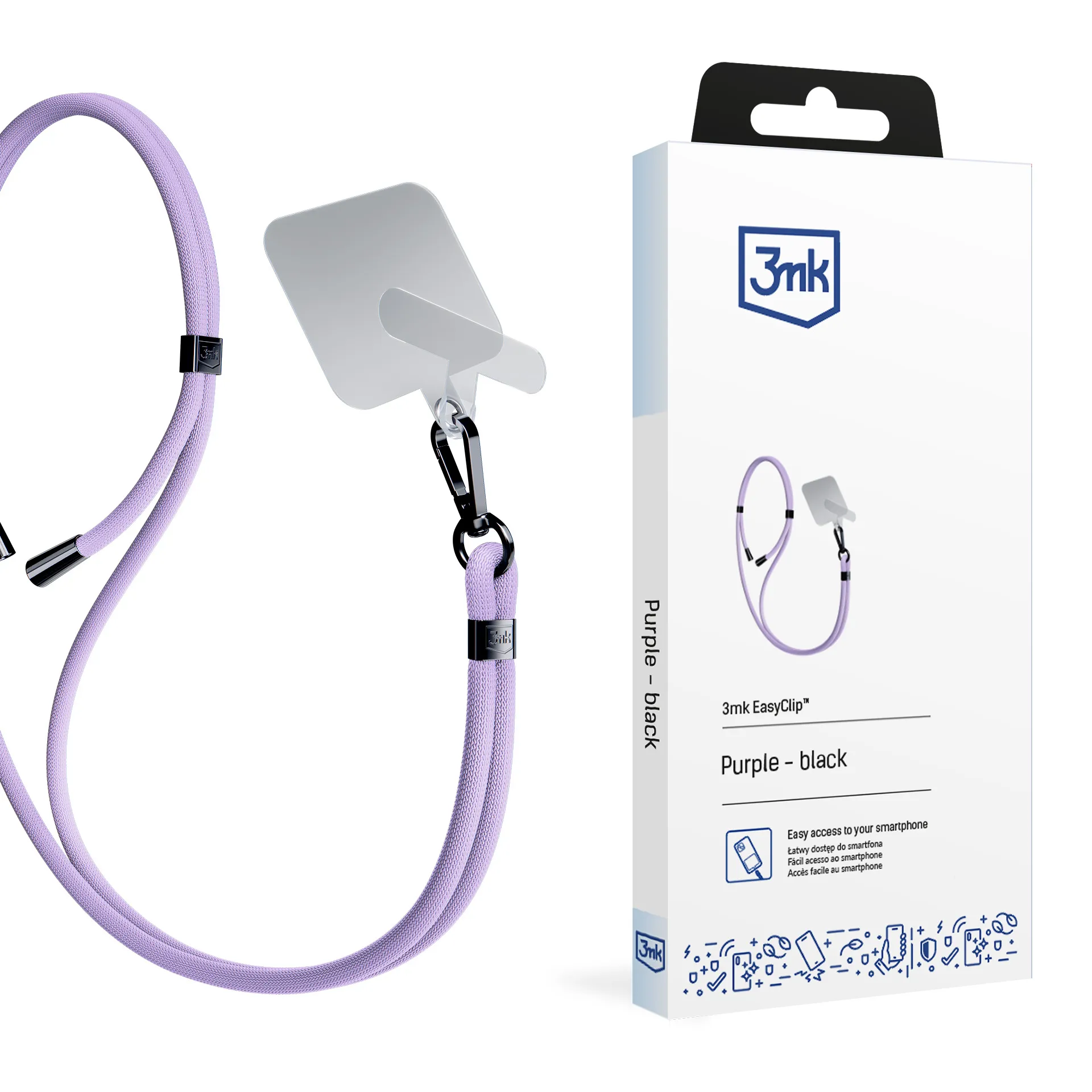 Cord?o para smartphone 3mk EasyClip [kolor1] ([kolor2])