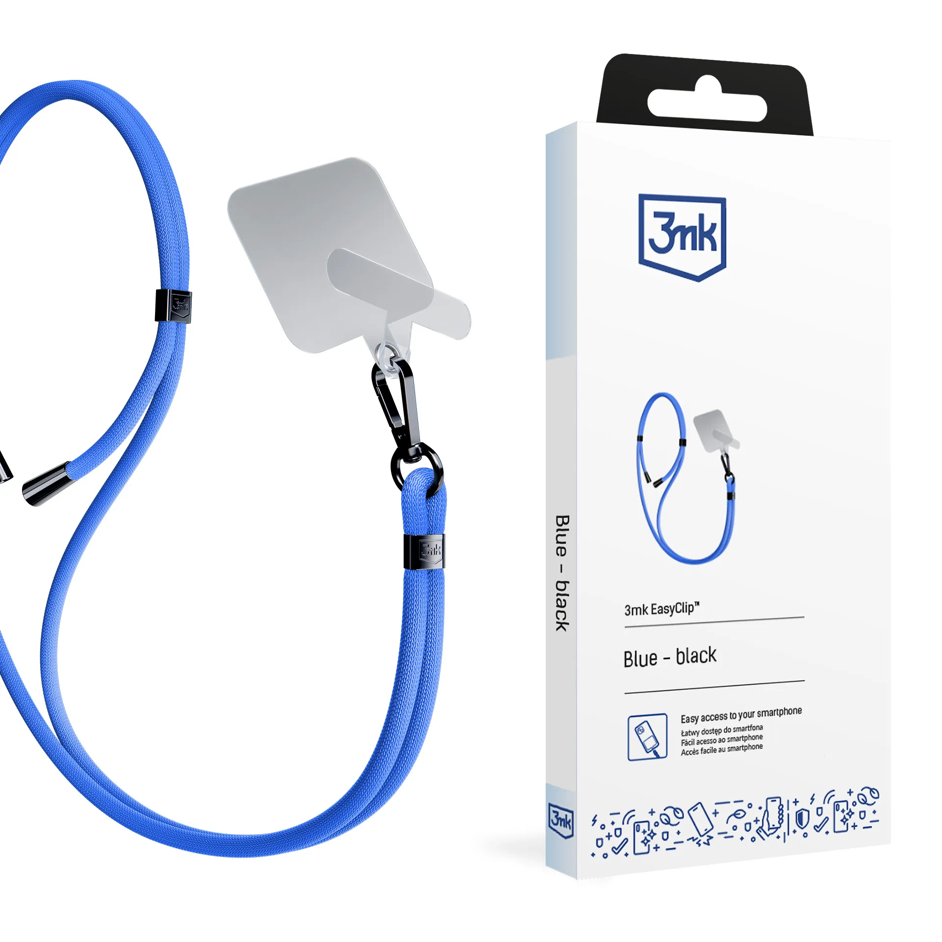 Cord?o para smartphone 3mk EasyClip [kolor1] ([kolor2])
