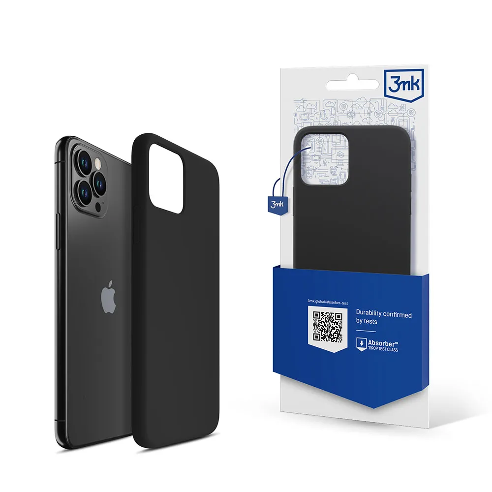 Capa para Apple iPhone 11 Pro Max - 3mk Silicone Case Preto