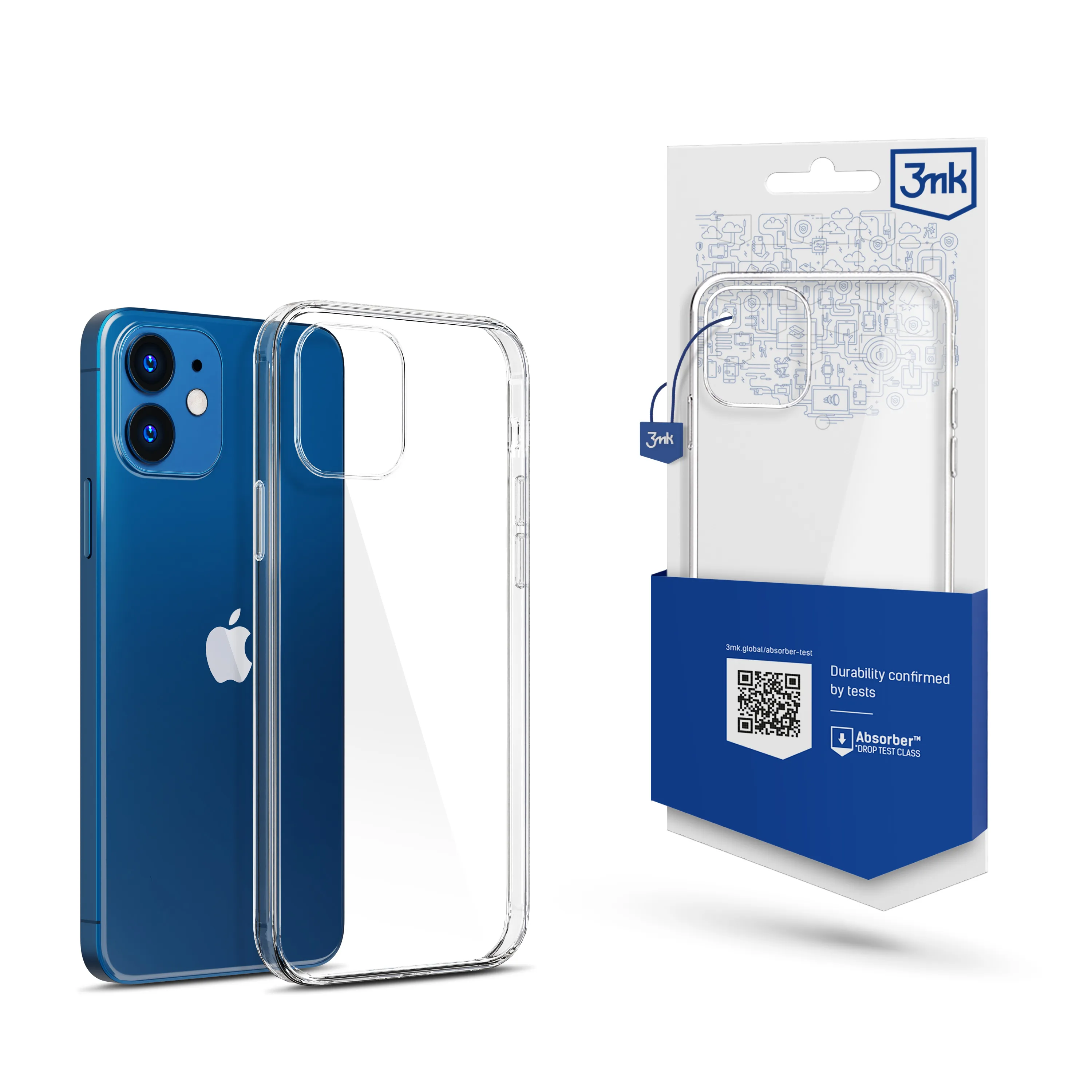 Capa para Apple iPhone 12 Mini - 3mk Clear Case