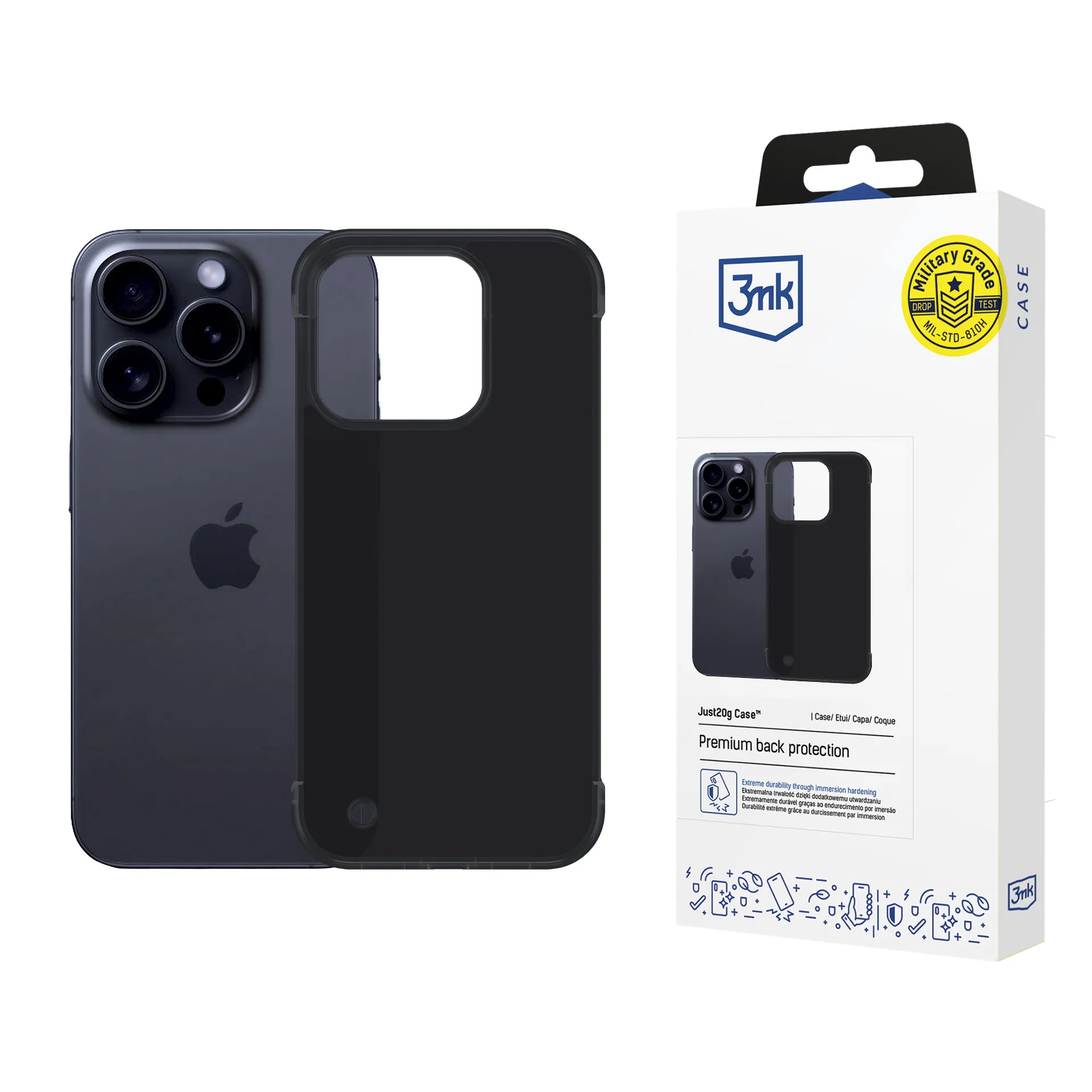 Capa ultraleve para Apple iPhone 13 Pro - 3mk Just20g Matt Case