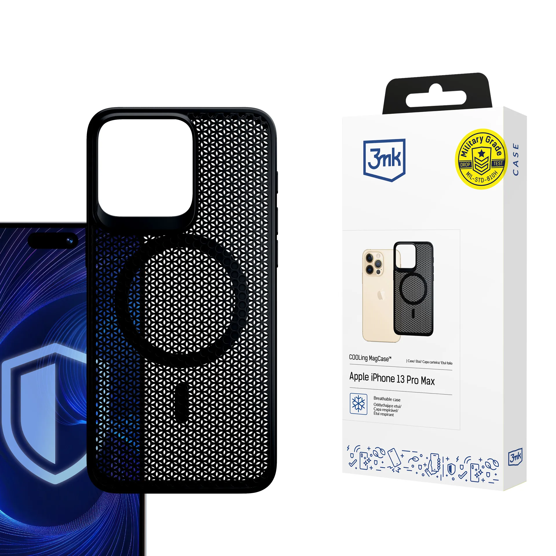 Capa para Apple iPhone 13 Pro Max - 3mk COOLing MagCase