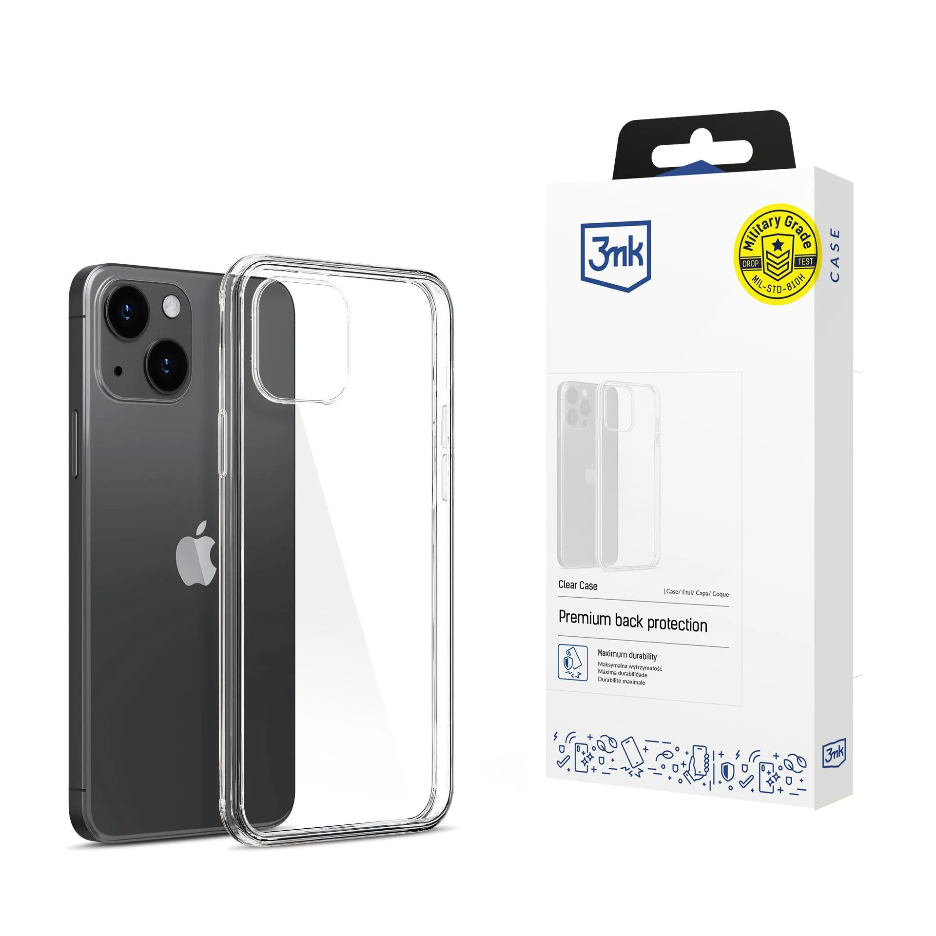 Capa para Apple iPhone 15 - 3mk Clear Case