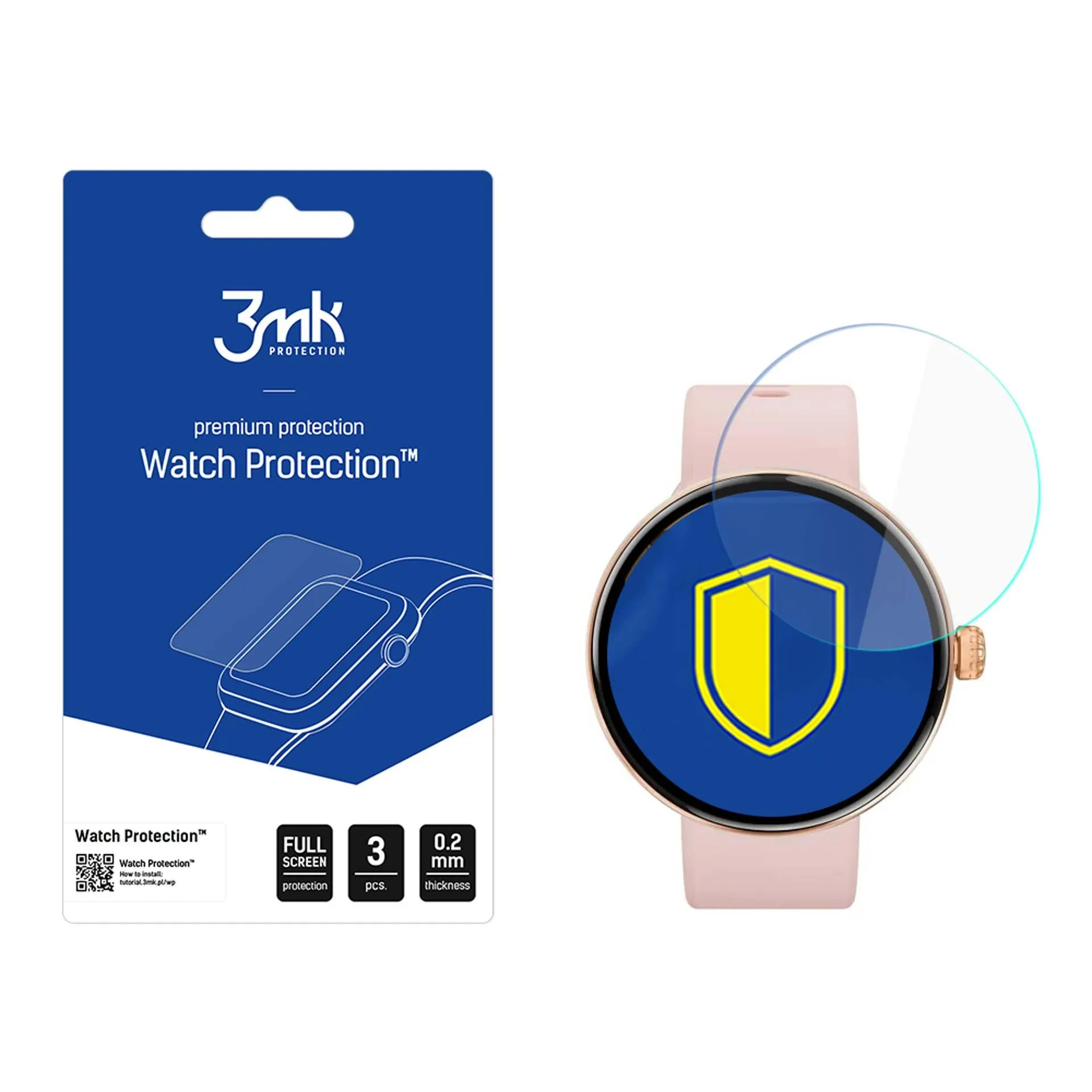 Película de proteç?o para o ecr? do smartwatch Forever Forevive 5 SB-365 - 3mk Watch Protection